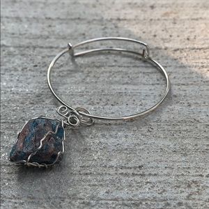 Handmade Wire Wrapped Gemstone Bracelet